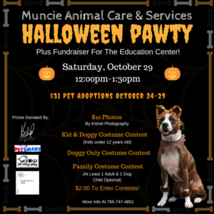 Muncie Animal Care and Services Halloween Pawty